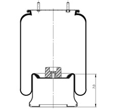 42.88.777.91280 - Körük Komple Metal Piston W013589158