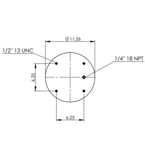 Körük Komple Metal Piston W013589158 - 42.88.777.91280