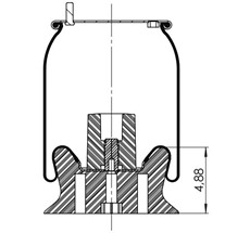 42.88.777.91282 - Körük Komple Plastik Piston W013589297