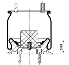 42.88.777.91285 - Körük Komple Plastik Piston W013589448