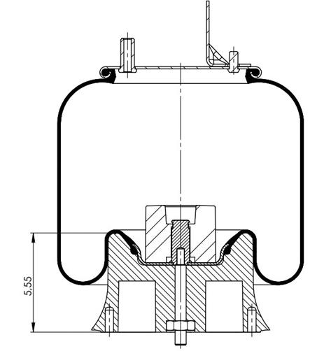 Körük Komple Plastik Piston W013589470 - 42.88.777.91287