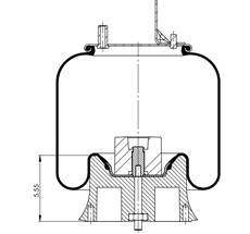 42.88.777.91287 - Körük Komple Plastik Piston W013589470