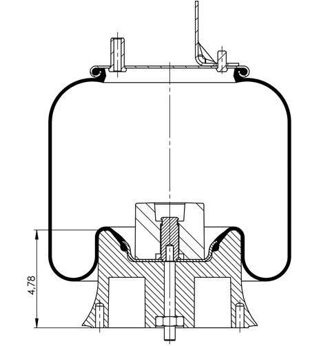 Körük Komple Plastik Piston W013589472 - 42.88.777.91288