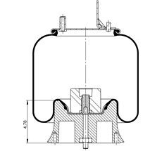 42.88.777.91288 - Körük Komple Plastik Piston W013589472