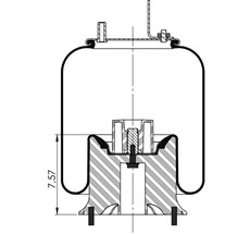 42.88.777.91290 - Körük Komple Plastik Piston W013589501