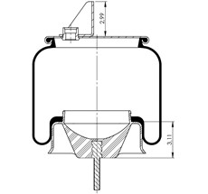 42.88.777.91292 - Körük Komple Plastik Piston W013589547