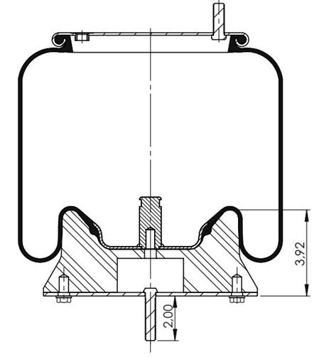 Körük Komple Plastik Piston W013589634 - 42.88.777.91294