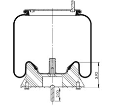 42.88.777.91294 - Körük Komple Plastik Piston W013589634