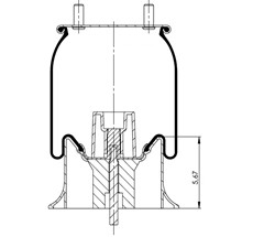 42.88.777.91296 - Körük Komple Plastik Piston W013589644