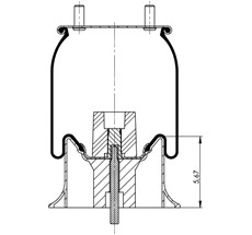 42.88.777.91297 - Körük Komple Plastik Piston W013589646