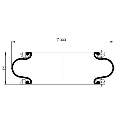 1 Katlı Körük Komple D300mm M8x24 - 83.88.777.91300