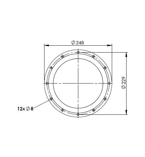 1 Katlı Körük Komple D300mm M8x24 - 83.88.777.91300