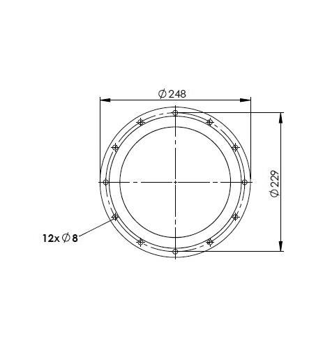 1 Katlı Körük Komple D300mm M8x24 - 83.88.777.91300