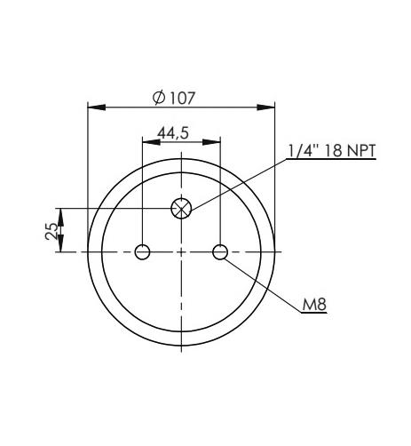 2 Katlı Körük Komple D150mm G2C155-03C - 83.88.777.91307