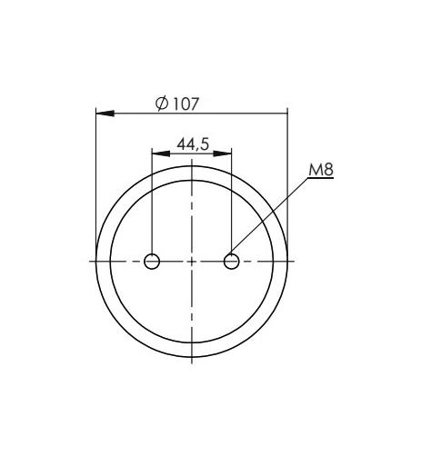 2 Katlı Körük Komple D150mm G2C155-03C - 83.88.777.91307