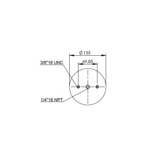 2 Katlı Körük Komple D185mm W013587325 - 83.88.777.91316