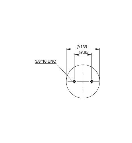 2 Katlı Körük Komple D185mm W013587325 - 83.88.777.91316