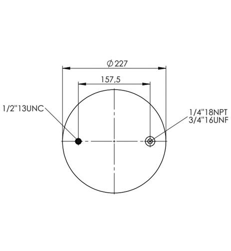 2 Katlı Körük Komple D300mm W013587550 - 83.88.777.91319