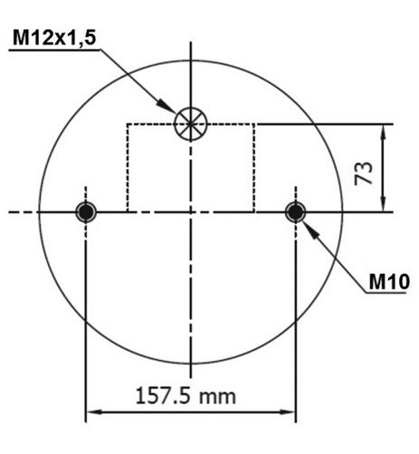 2 Katlı Körük Komple D300mm 271.2.251/2 - 83.88.777.91320