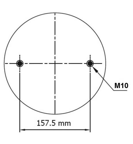 2 Katlı Körük Komple D300mm 271.2.251/2 - 83.88.777.91320