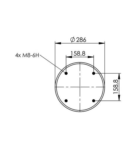 2 Katlı Körük Komple D350mm W01D086391 - 83.88.777.91322