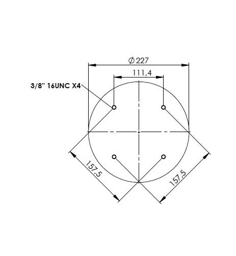 3 Katlı Körük Komple D300mm W013588033 - 83.88.777.91335