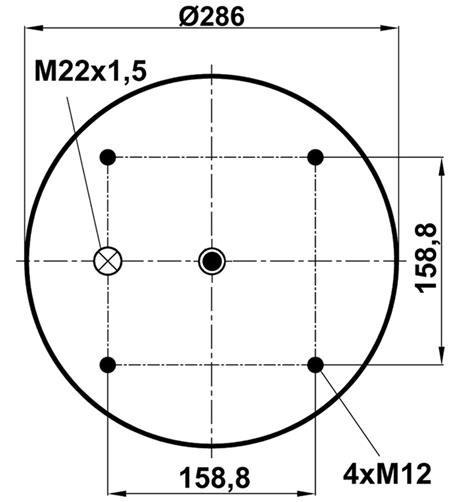 Körük Pistonsuz 3912K - 92.88.777.91395