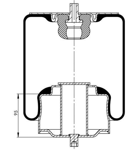 Körük Komple Metal Piston 819Mb - 17.88.777.91398