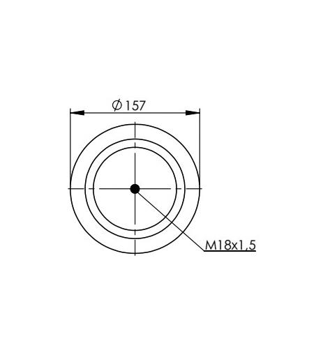 Körük Komple Metal Piston 819Mb - 17.88.777.91398