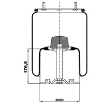 92.88.777.91399 - Körük Komple Metal Piston 3042