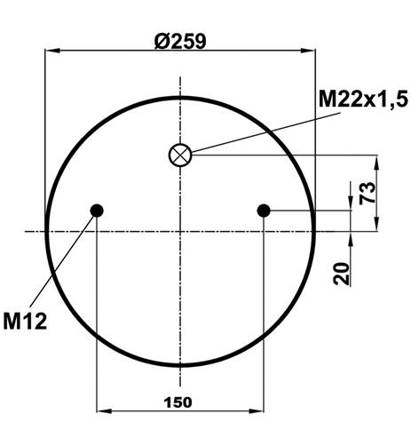 Körük Komple Metal Piston 3042 - 92.88.777.91399