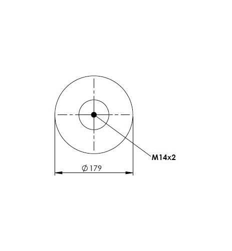 Körük Komple Metal Piston 1Sc23025 - 15.88.777.91401