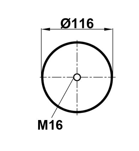 Körük Pistonsuz M16 4022Np02 - 41.88.777.90011