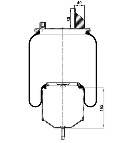 Körük Komple Metal Pistonlu 6608Np01 - 12.88.164.90060