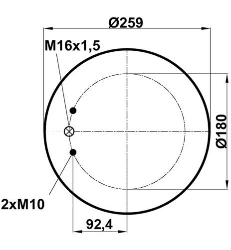 Körük Komple Metal Piston 4713Np02 - 12.88.164.90127