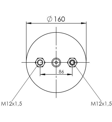 Körük Komple Metal Piston V1G12b-7 - 31.88.777.91002