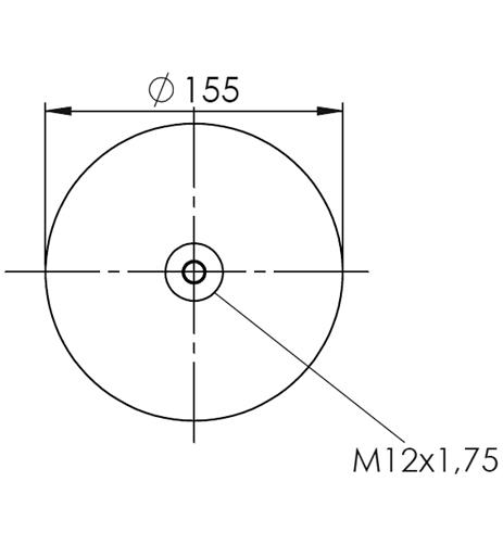 Körük Komple Metal Piston V1G12b-7 - 31.88.777.91002