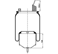 12.88.164.90147 - Körük Komple Metal Piston 6607Np01