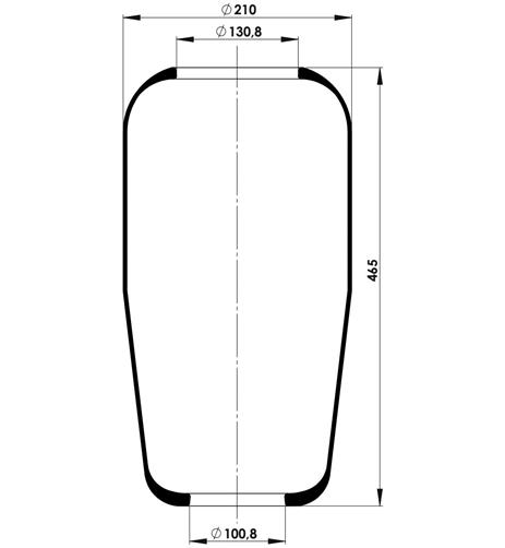 Air Spring Roll 882N1 - 11.88.164.90096